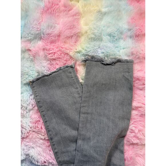 Trave IRINA Slim Raw Hem Gray Jeans Size 27 - Picture 7 of 10
